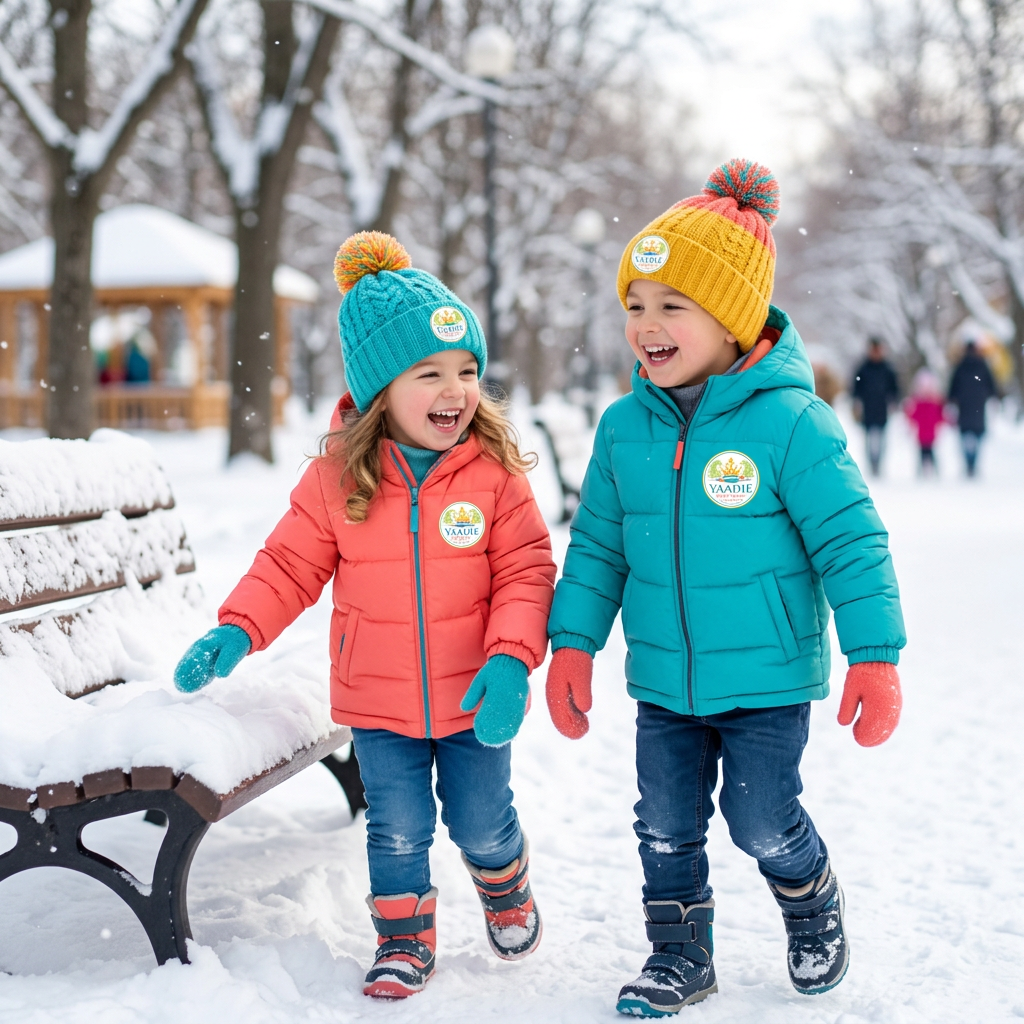 Children wearing Yaadie Royale winter sets